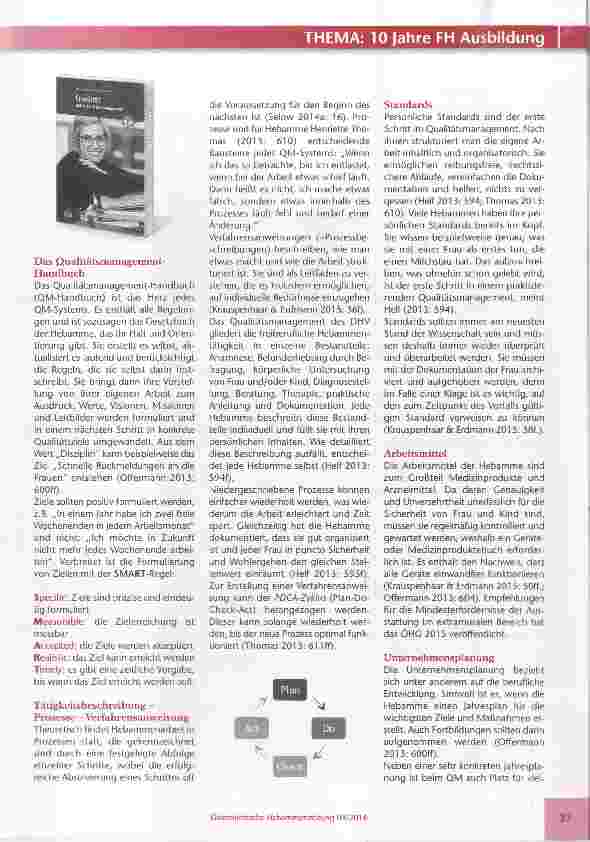 Vorschauseite 2: Qualitätsmanagement in der freien Praxis