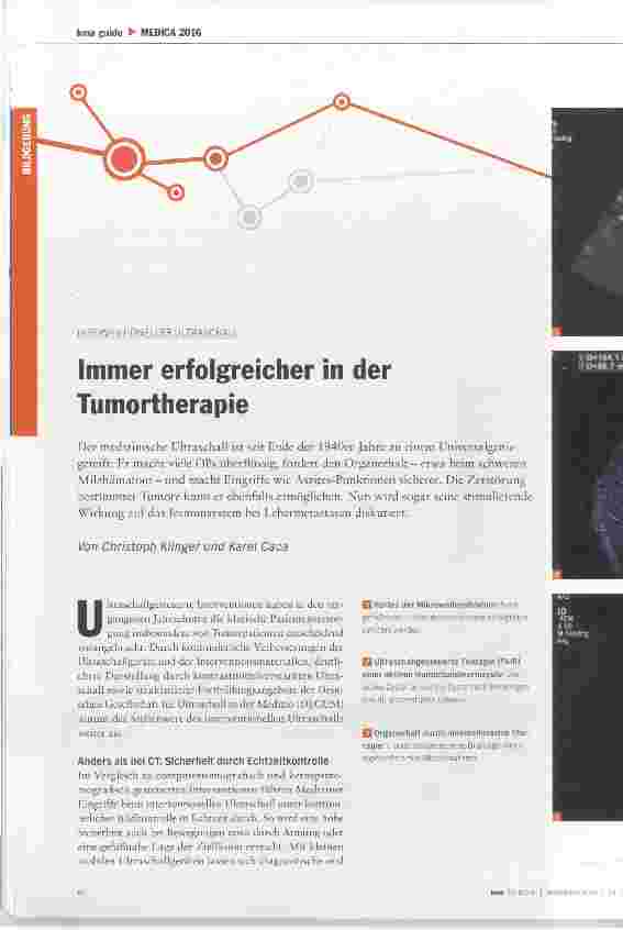 Vorschauseite 1: Immer erfolgreicher in der Tumortherapie