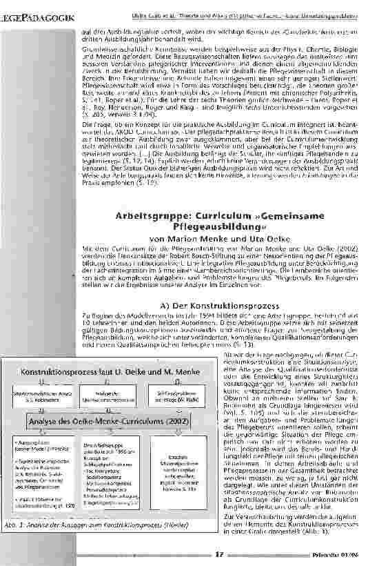 Vorschauseite 6: Theorie und Praxis pflegerischer Fachcurricula: Umsetzungsprobleme