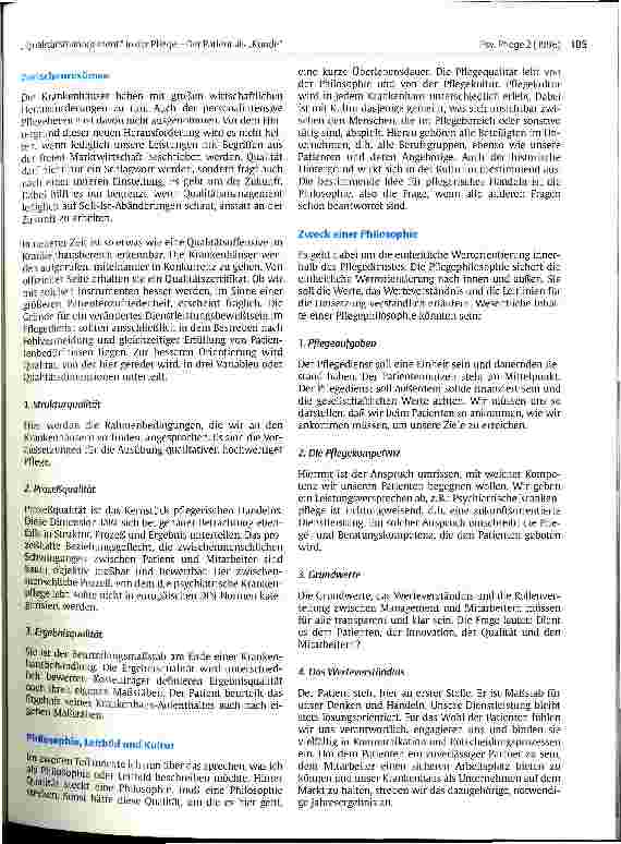 Vorschauseite 2: Qualitätsmanagement in der Pflege - Der Patient als Kunde