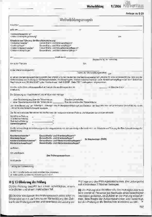 Vorschauseite 6: Weiterbildung in der Nephrologie