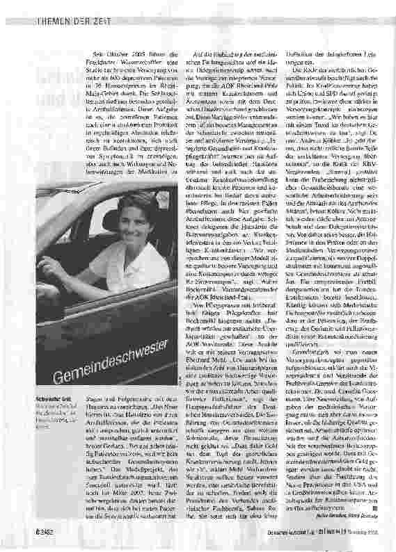 Vorschauseite 3: Geheimwaffe gegen Überlastung und Unterversorgung