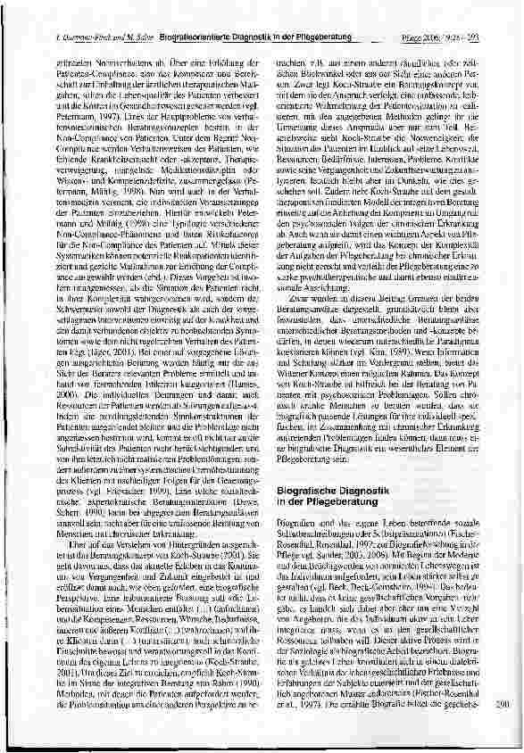 Vorschauseite 4: Biografieorientierte Diagnostik in der Beratung von Patienten mit chronischen Erkrankungen