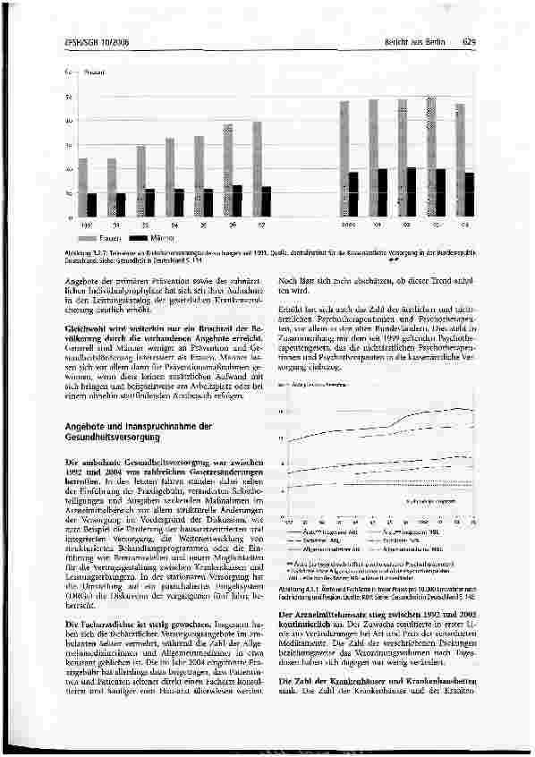 Vorschauseite 6: Bericht aus BerlinGesundheitsbericht für Deutschland erschienen