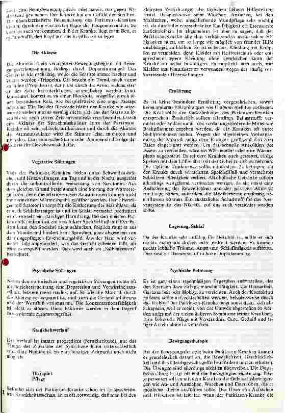 Vorschauseite 2: Morbus Parkinson