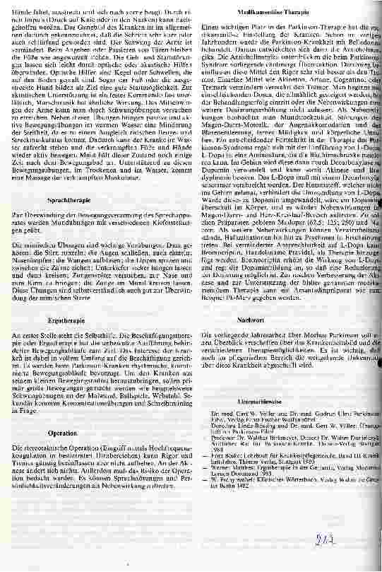 Vorschauseite 3: Morbus Parkinson