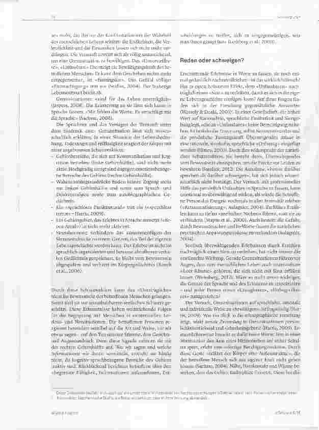 Vorschauseite 2: An den Grenzen der Sprache