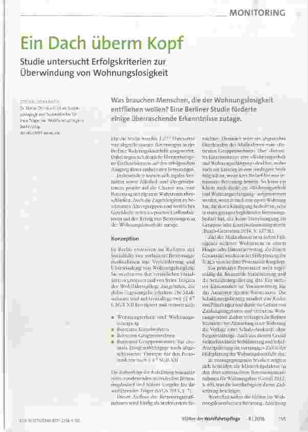 Vorschauseite 1: Ein Dach überm Kopf
