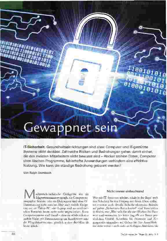 Vorschauseite 1: Gewappnet sein