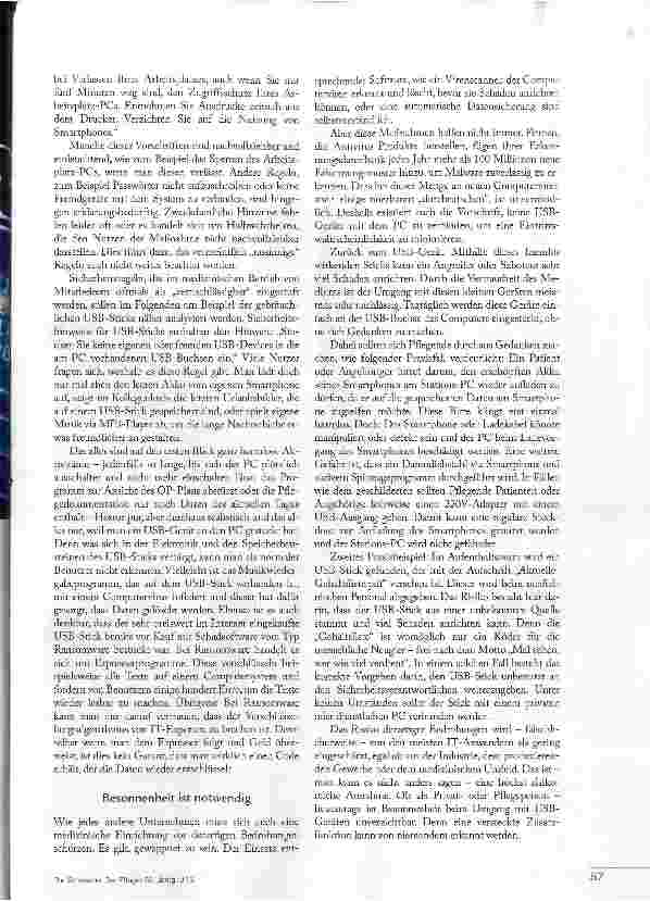 Vorschauseite 2: Gewappnet sein