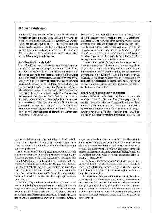 Vorschauseite 5: Leben mit dem frühen Sterben