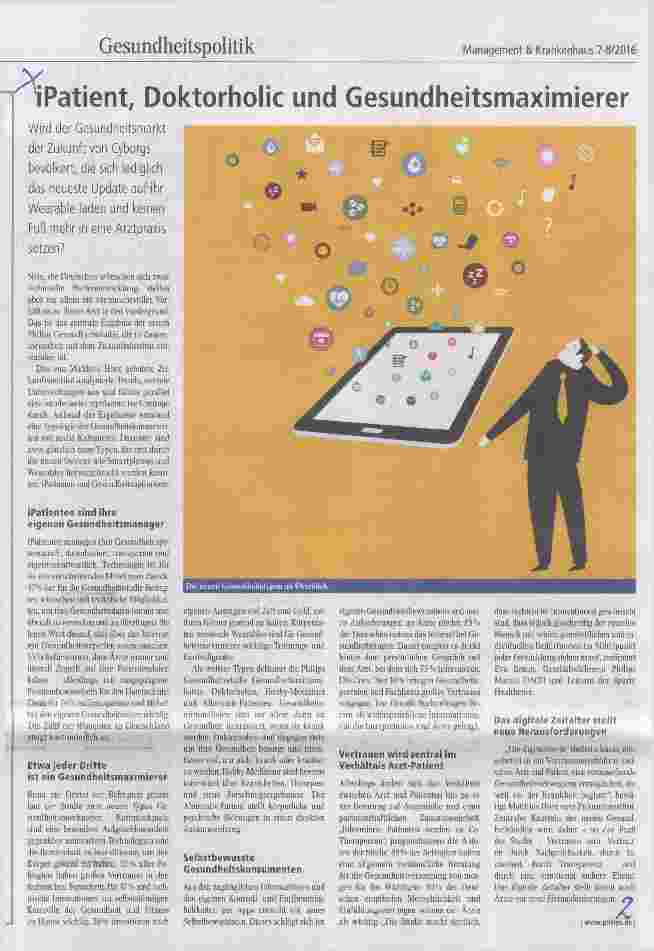 Vorschauseite 1: iPatient, Doktorholic und Gesundheitsmaximierer