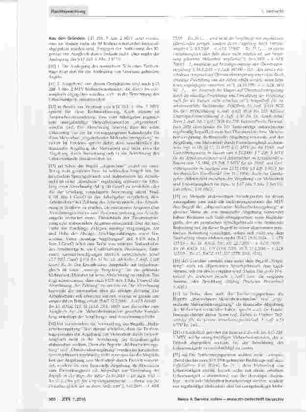 Vorschauseite 2: Urlaubsentgelttarifliche Berechnungsvorschriften - Berücksichtigung durch Freizeit ausgeglichener Arbeit