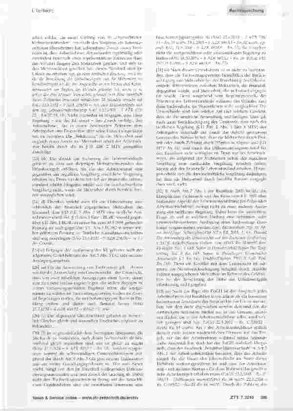 Vorschauseite 3: Urlaubsentgelttarifliche Berechnungsvorschriften - Berücksichtigung durch Freizeit ausgeglichener Arbeit