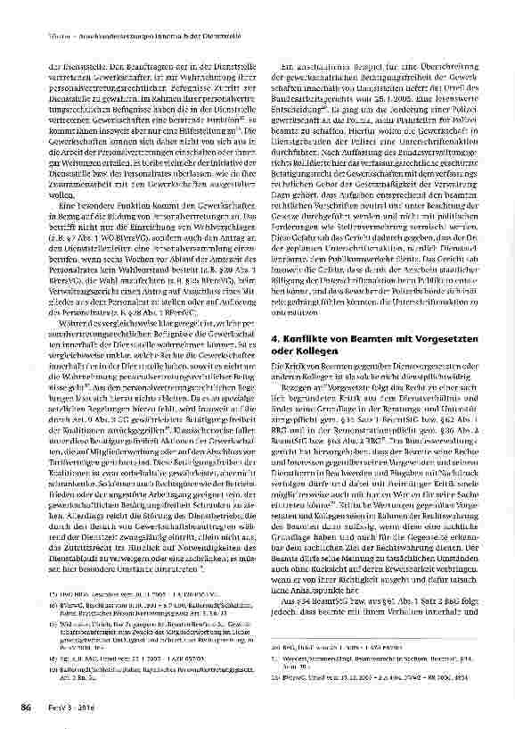 Vorschauseite 3: Auseinandersetzungen innerhalb der Dienststelle