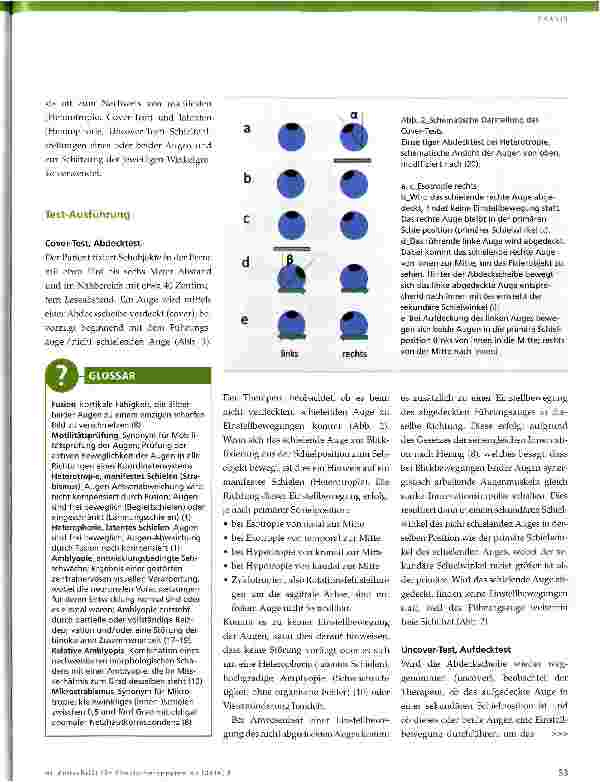 Vorschauseite 2: Cover-Uncover-Test