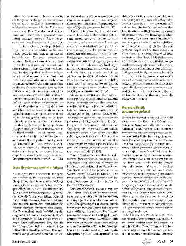 Vorschauseite 4: Wie wissenschaftlich ist die Homöopathie?