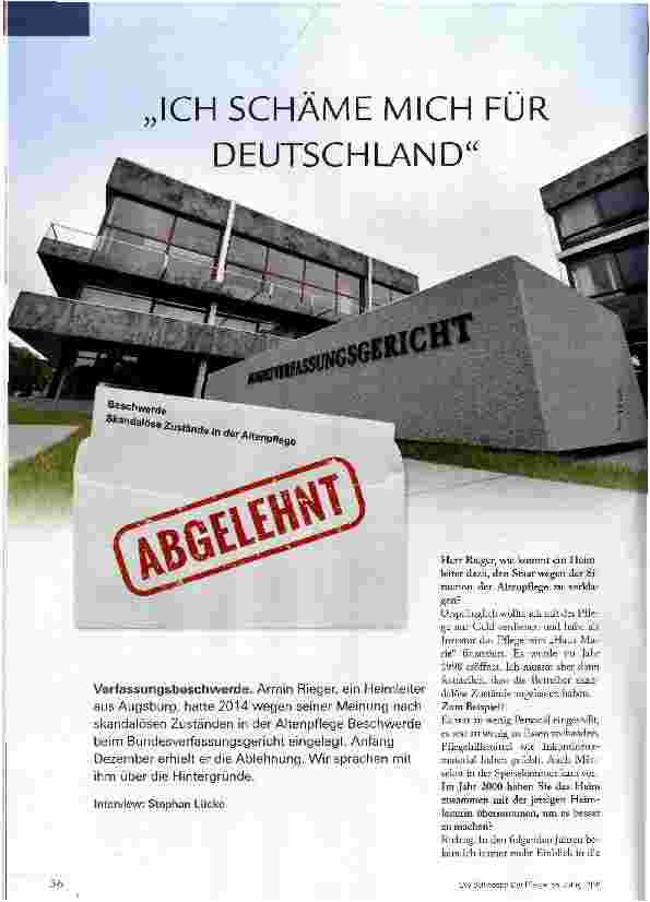 Vorschauseite 1: ICH SCHÄME MICH FÜR DEUTSCHLAND