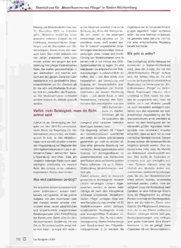 Vorschauseite 3: Startschuss für „Modellkommunen Pflege“ in Baden-Württemberg