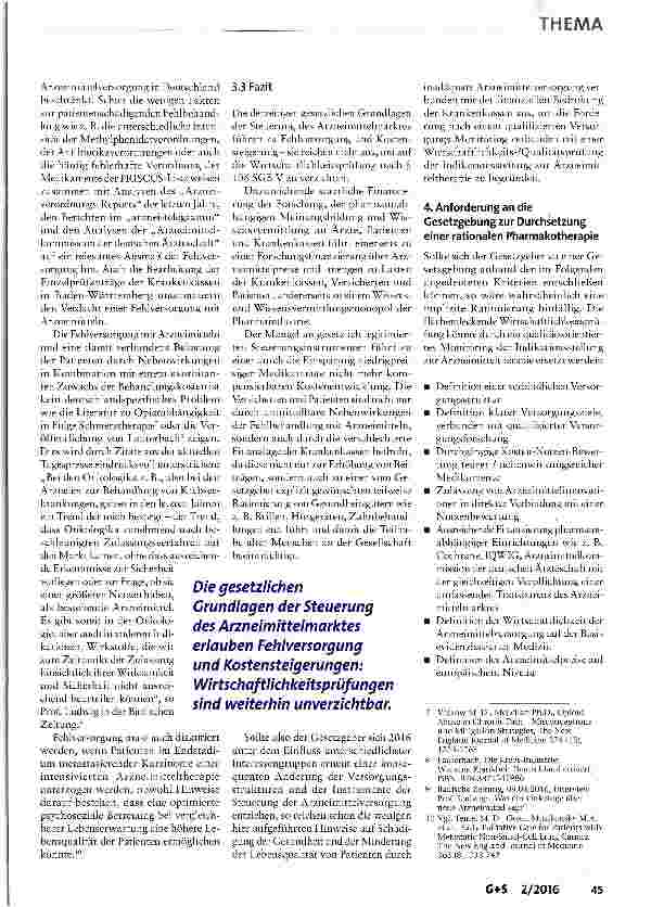 Vorschauseite 4: Erforderlichkeit einer Wirtschaftlichkeitsprüfung?
