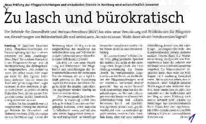 Vorschauseite 1: Zu lasch und bürokratisch