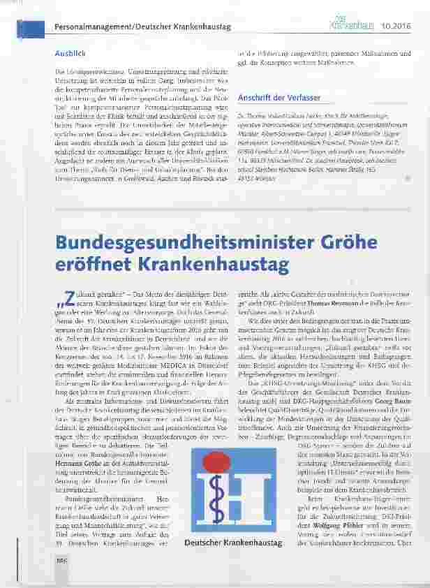 Vorschauseite 4: FacharztPlus: Lebensarbeits-perspektiven für Fachärzte in Krankenhäusern