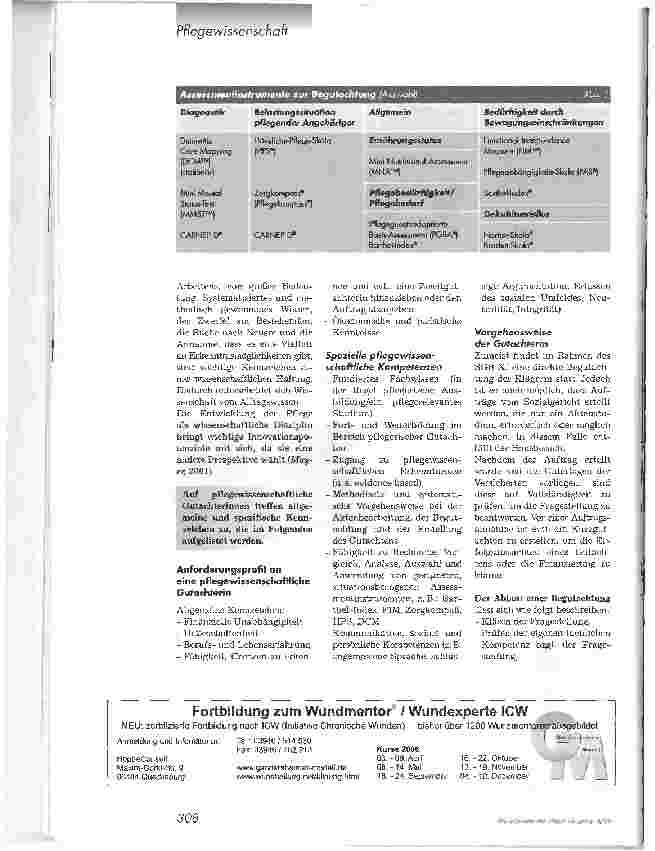 Vorschauseite 4: Pflegerische Gutachten im Bereich des SGB XI