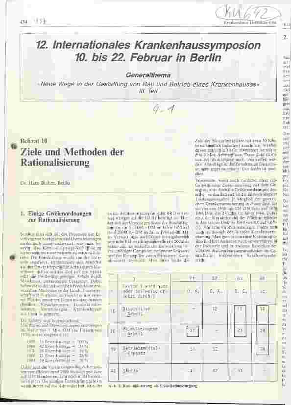 Vorschauseite 1: Ziele und Methoden der Rationalisierung