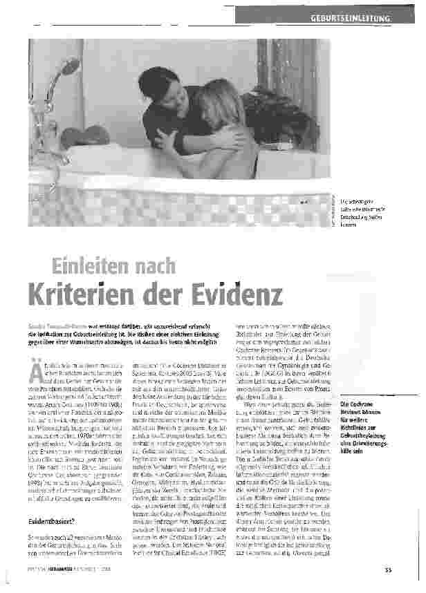 Vorschauseite 1: Einleiten nach Kriterien der Evidenz
