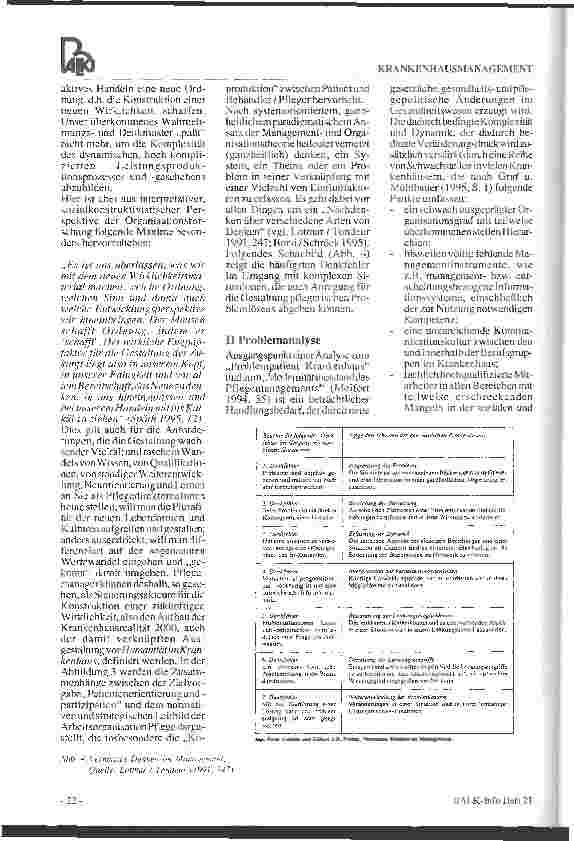 Vorschauseite 6: Das Krankenhaus im Spiegel unserer Gesellschaft Offene Fragen zu Ethik und Wertewandel in der Krankenpflege