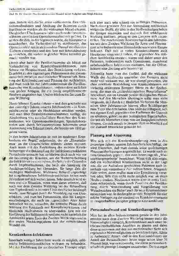 Vorschauseite 3: Das Krankenhaus im Wandel seiner Aufgaben und Möglichkeiten