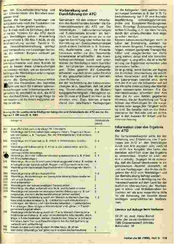 Vorschauseite 2: Die Gemeindeschwester bei arbeitsmedizinischen Untersuchungen auf dem Lande