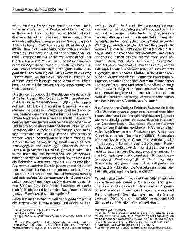 Vorschauseite 5: Das Verbot von Publikumswerbung fürverschreibungspflichtige Arzneimittel im Spannungsfeldzwischen Information und Werbung