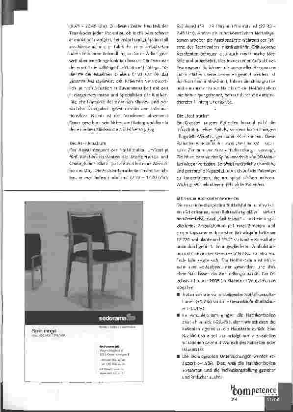 Vorschauseite 2: Interdisziplinär fährt die Notfallstation besser