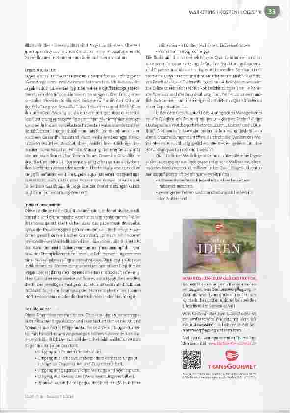 Vorschauseite 2: Qualität senkt Kosten