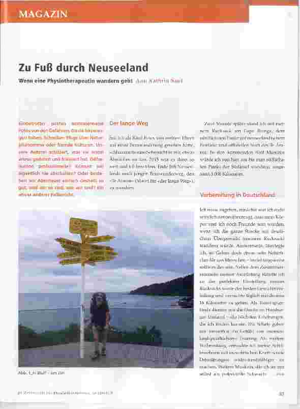 Vorschauseite 1: Zu Fuß durch Neuseeland