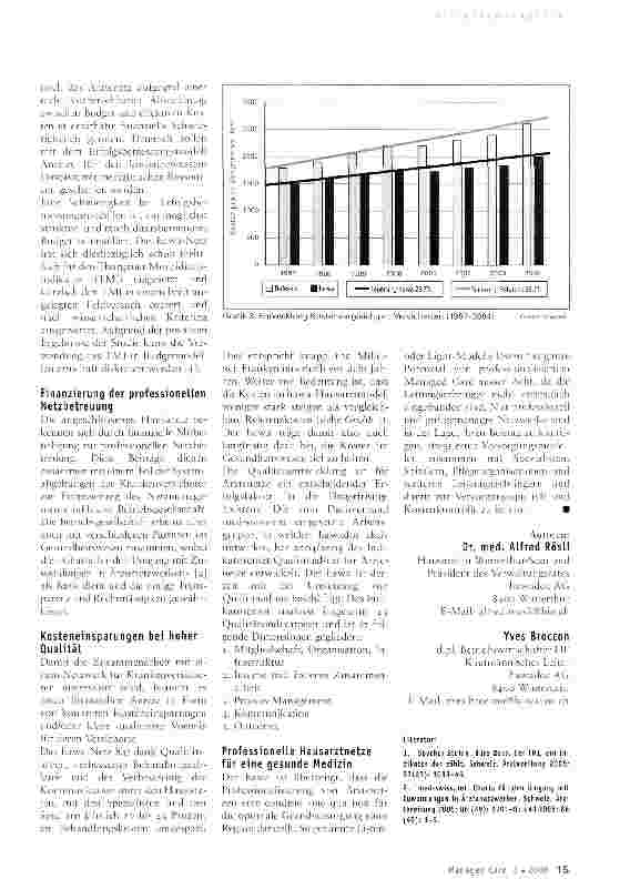 Vorschauseite 3: Professionelles Management eines Hausarztnetzes
