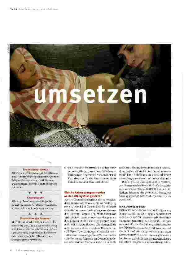 Vorschauseite 3: Das kleine Einmaleins des QM oder; Wie manage ich mich selbst?