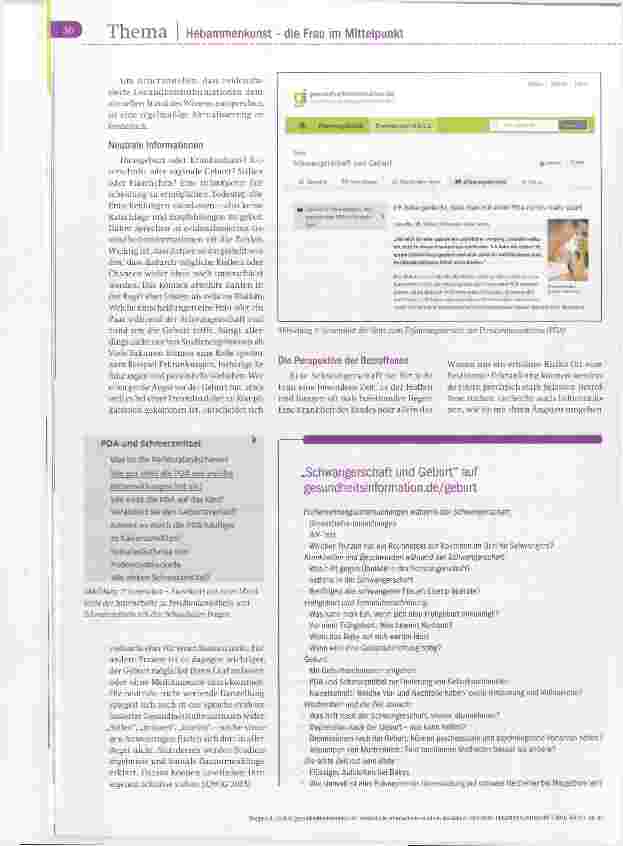 Vorschauseite 3: Verlässliche Informationen rund um die Geburt