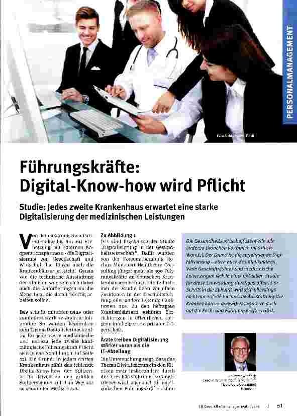 Vorschauseite 1: Führungskräfte: Digital-Know-how wird Pflicht