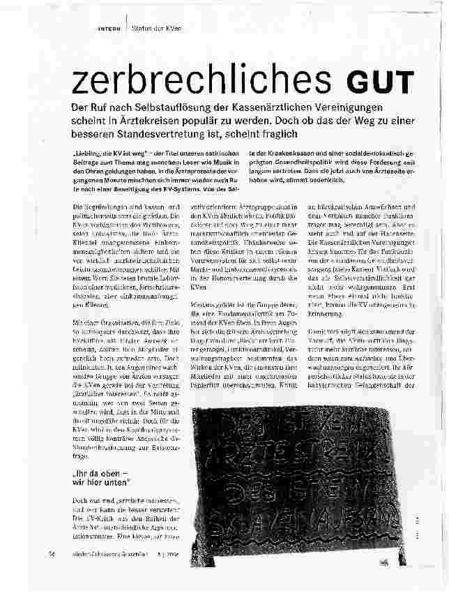 Vorschauseite 1: Zerbrechliches GUT