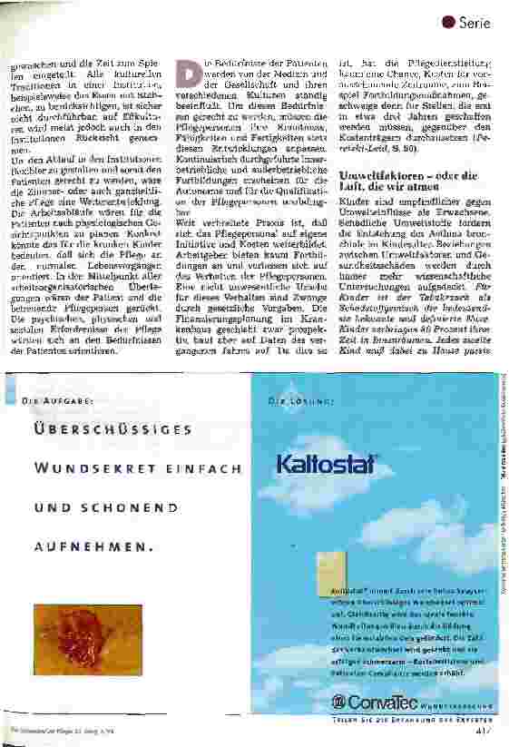 Vorschauseite 5: Die Pflege des Kindes mit Asthma bronchiale 4. Folge: Spezifische, psychogene, soziale und interaktive Aspekte