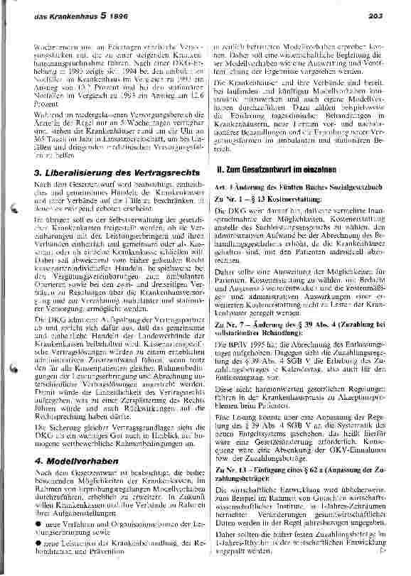 Vorschauseite 2: GKV-Weiterentwicklungsgesetz (GKVWG) Zweites Gesundheits-Strukturgesetz (GSG II)