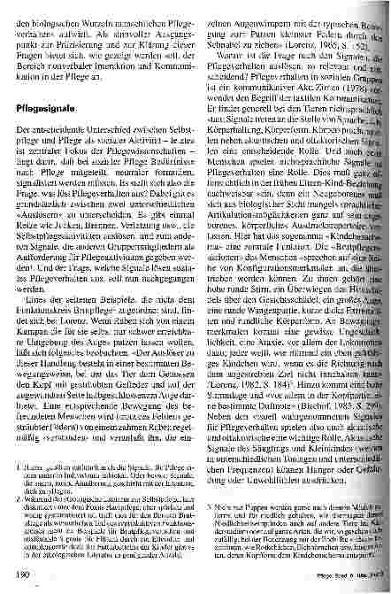 Vorschauseite 2: Auf der Suche nach den biologischen Wurzeln des Selbstpflegeund Pflegeverhaltens - 2. Teil