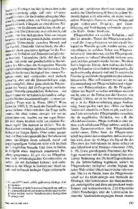 Vorschauseite 5: Auf der Suche nach den biologischen Wurzeln des Selbstpflegeund Pflegeverhaltens - 2. Teil