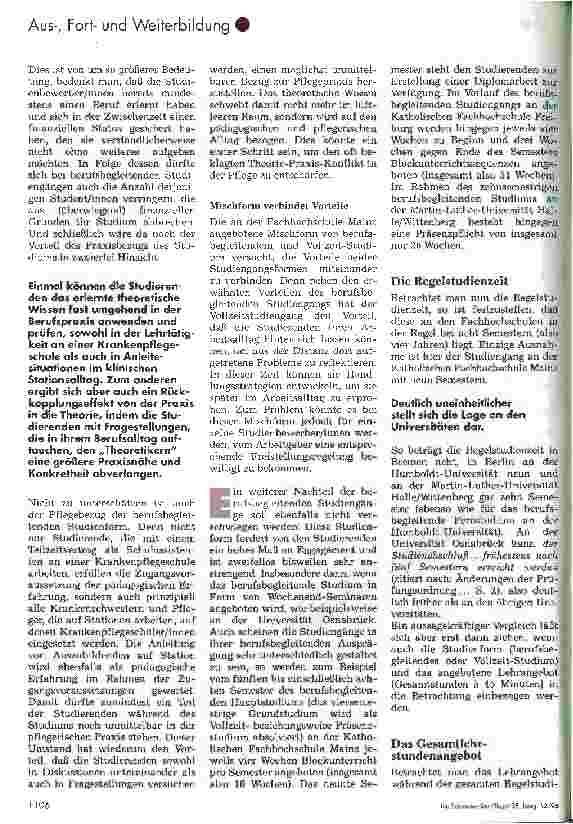Vorschauseite 2: Die Lehrkraft für Krankenpflege - früher defizitär ausgebildet - zukünfig akademisiert und perfekt? - 2. Teil