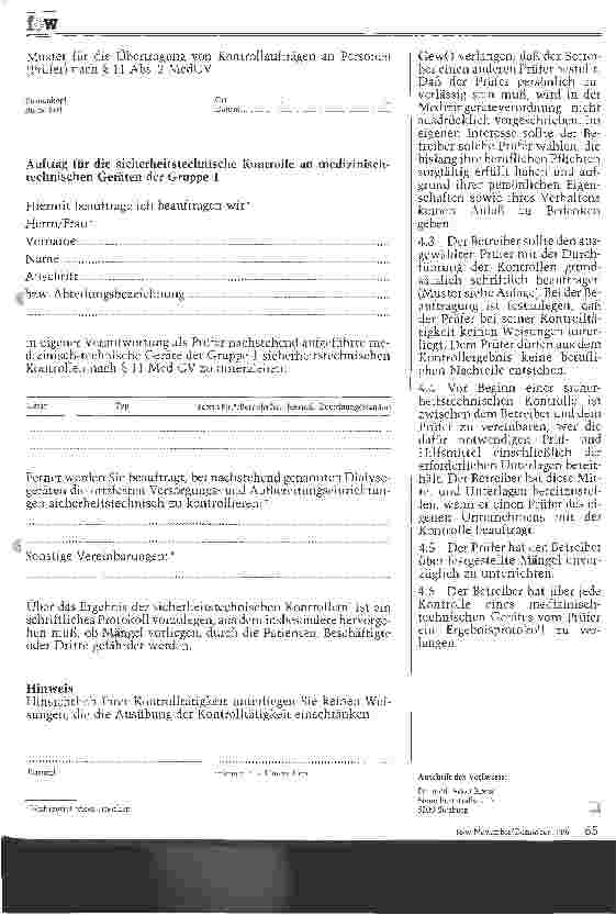 Vorschauseite 2: Richtlinie zur Durchführung sicherheitstechnischer Kontrollen