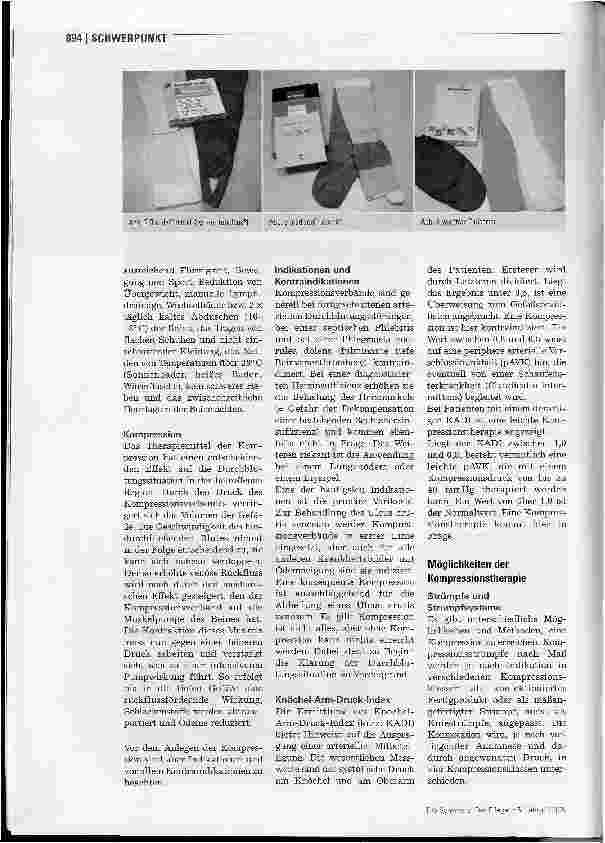 Vorschauseite 3: Ulcus cruris venosum - Kompressionstherapie: ohne Wicklung keine Entwicklung