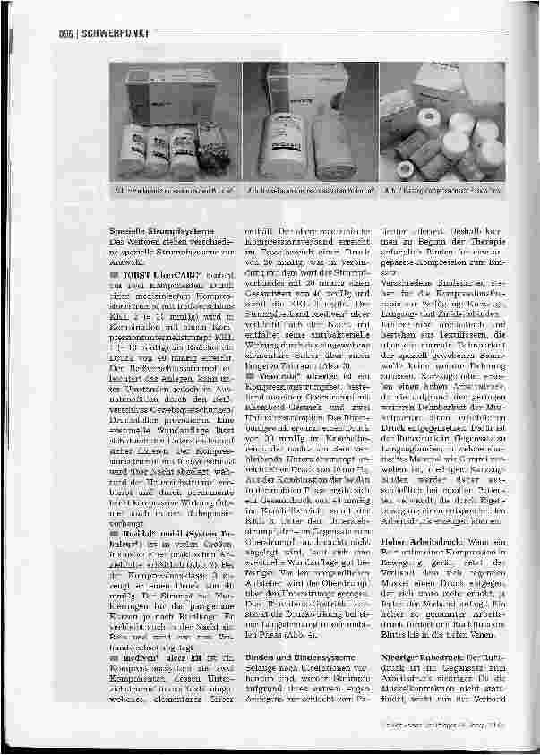 Vorschauseite 5: Ulcus cruris venosum - Kompressionstherapie: ohne Wicklung keine Entwicklung