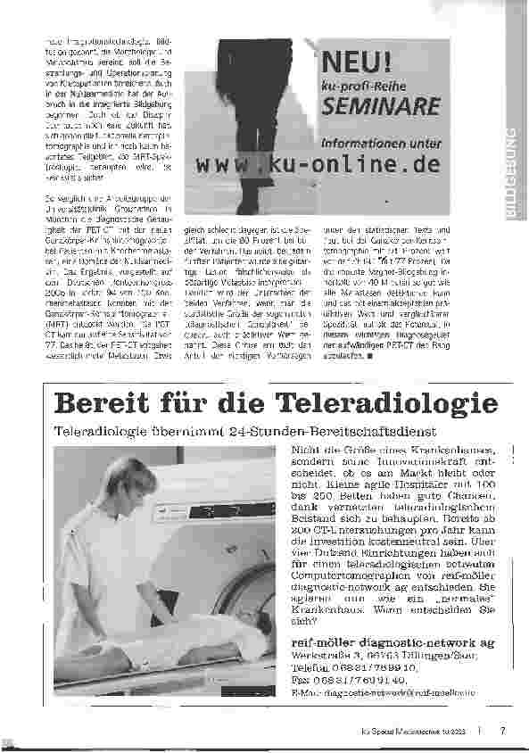 Vorschauseite 2: Aufbruch in die integrierte Bildgebung - Mit Bildfusion Funktion und Morphologie vereinen